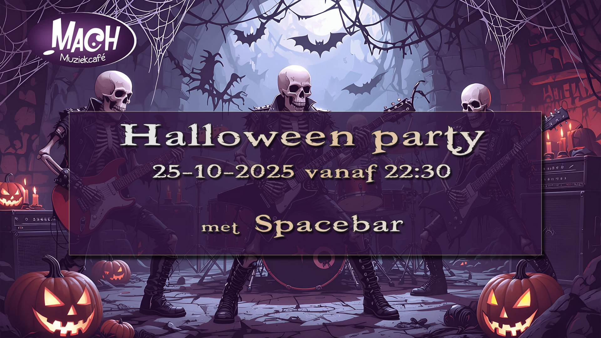 Halloween party met Spacebar